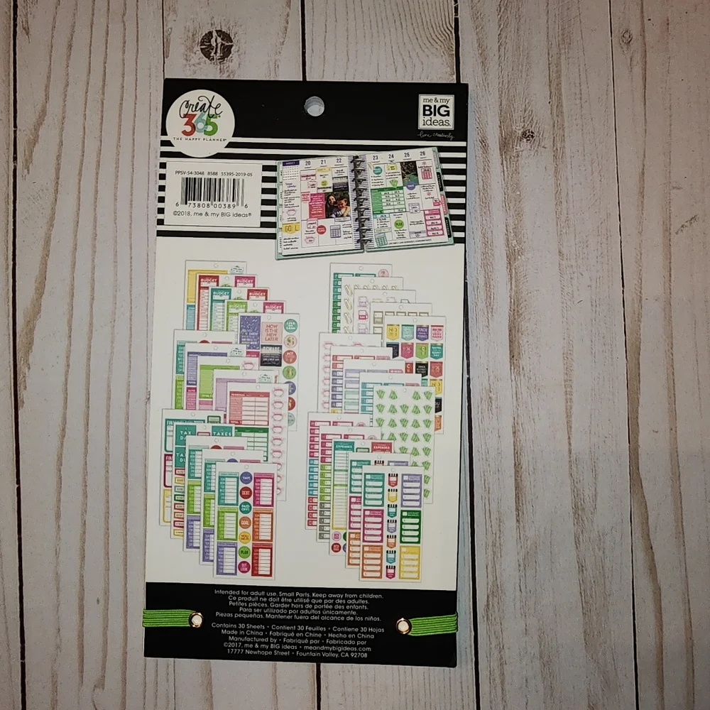 The Happy Planner Budget stickers